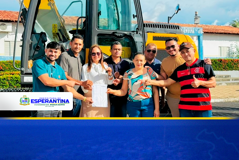 Prefeitura reforça infraestrutura com nova escavadeira hidráulica